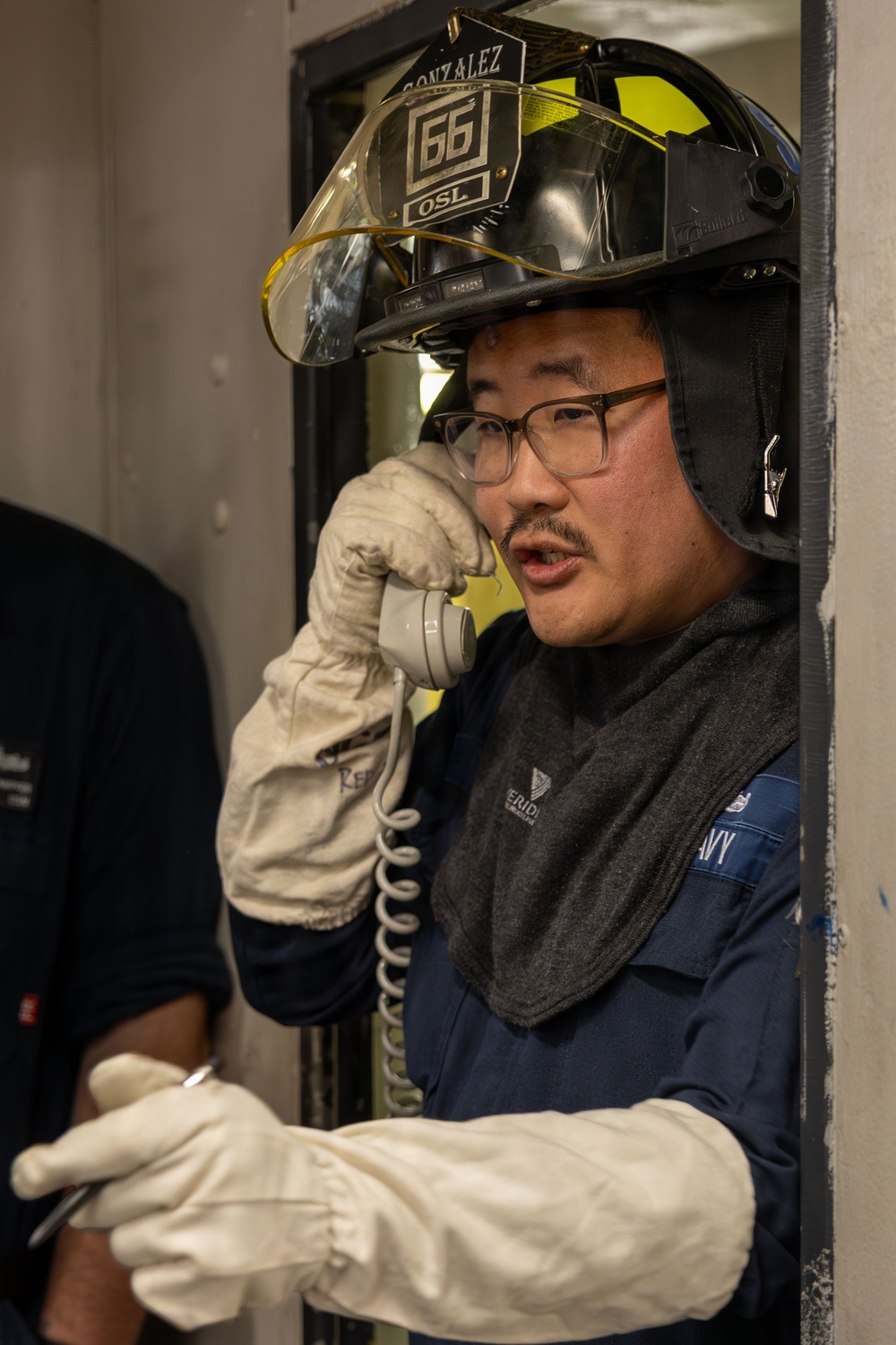 Damage Control Training Team Drill aboard the USS Gonzalez (DDG 66)