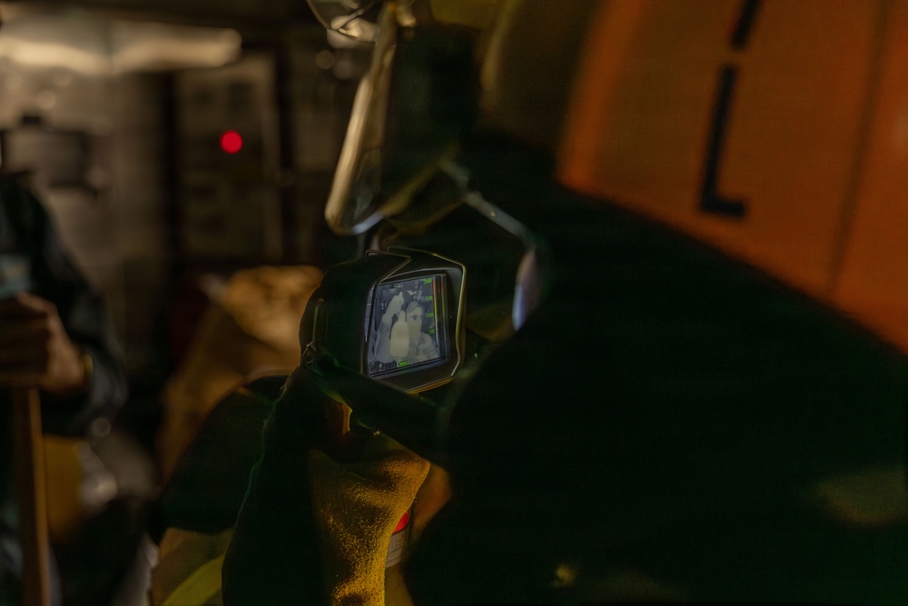 Damage Control Training Team Drill aboard the USS Gonzalez (DDG 66)