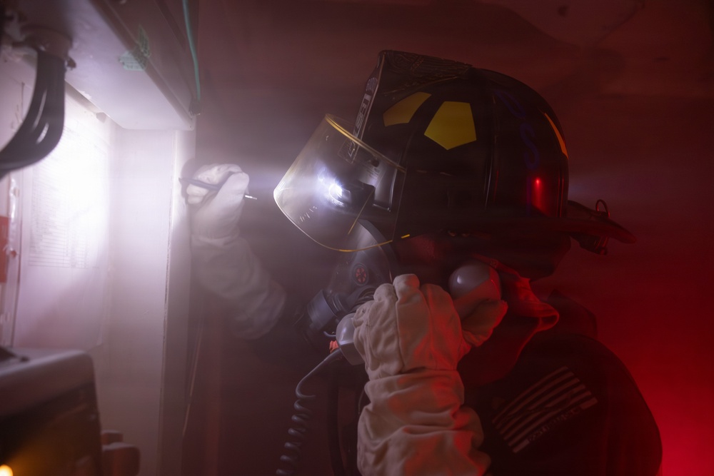 Integrated Training Team Drill aboard the USS Gonzalez (DDG 66)