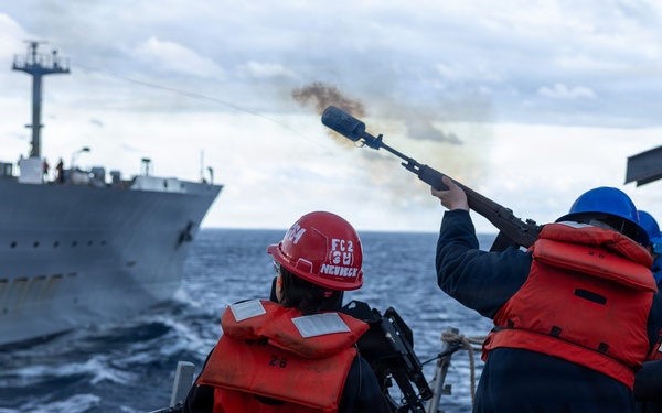 Replenishment-at-Sea aboard the USS Gonzalez (DDG 66)