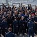 All Hands Call aboard the USS Gonzalez (DDG 66)