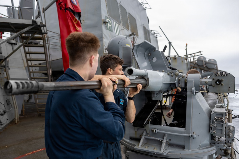 Routine Maintenance aboard the USS Gonzalez (DDG 66)