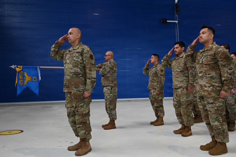 129th CS Assumption of Command