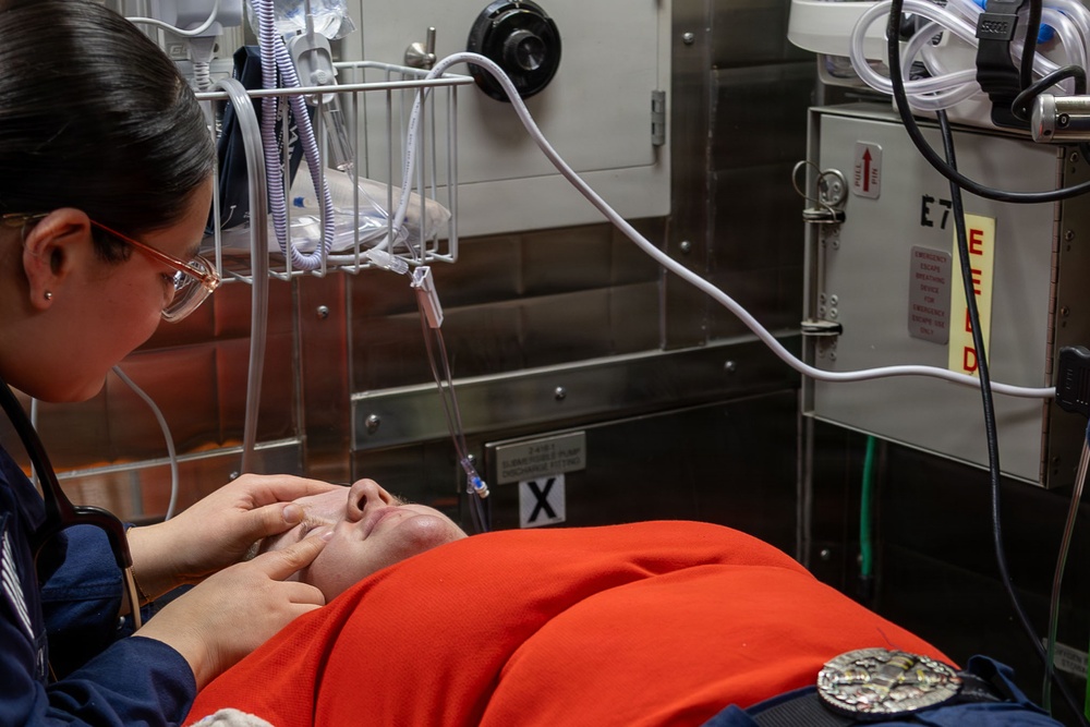 Medical Training Team Drill aboard the USS Gonzalez (DDG 66)