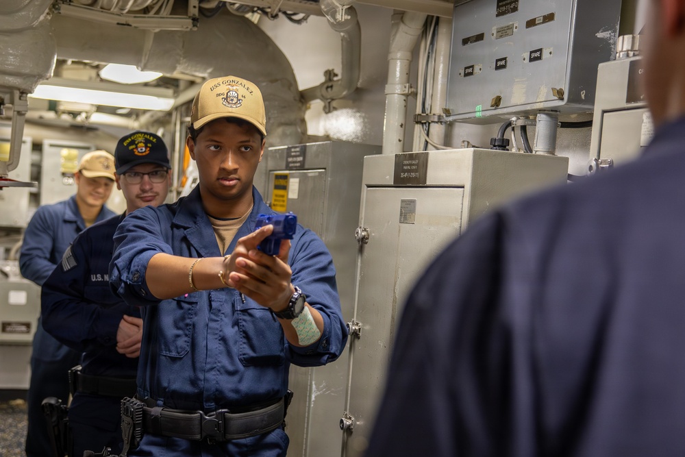 SRF-Bravo Training aboard the USS Gonzalez (DDG 66)