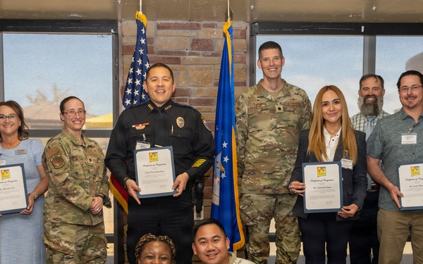 Holloman Honorary Commander Induction Ceremony 2026