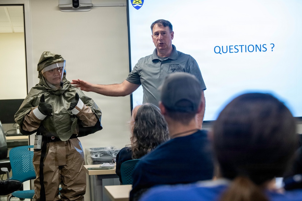 Oregon 102nd CERFP trains alongside Portland Providence Medical Center staff