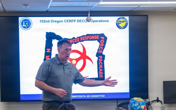 Oregon 102nd CERFP trains alongside Portland Providence Medical Center staff