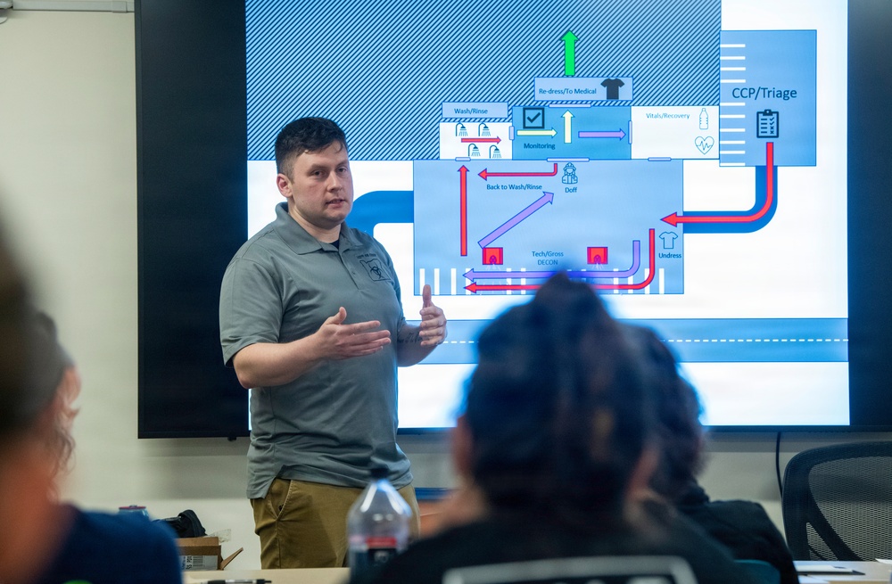 Oregon 102nd CERFP trains alongside Portland Providence Medical Center staff