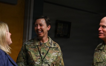 U.S. STRATCOM Leadership Visit Vandenberg SFB During ICBM Test Launch