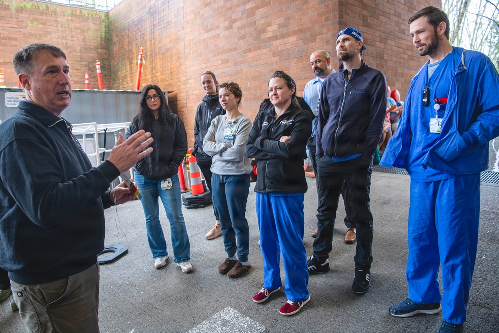 Oregon 102nd CERFP trains alongside Portland Providence Medical Center staff
