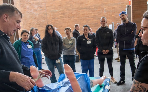Oregon 102nd CERFP trains alongside Portland Providence Medical Center staff