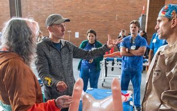 Oregon 102nd CERFP trains alongside Portland Providence Medical Center staff