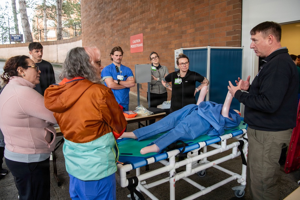 Oregon 102nd CERFP trains alongside Portland Providence Medical Center staff