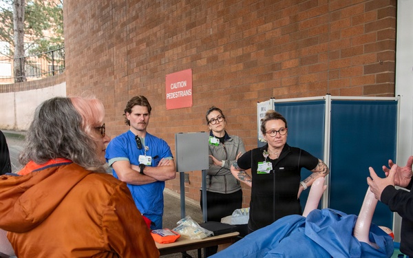 Oregon 102nd CERFP trains alongside Portland Providence Medical Center staff