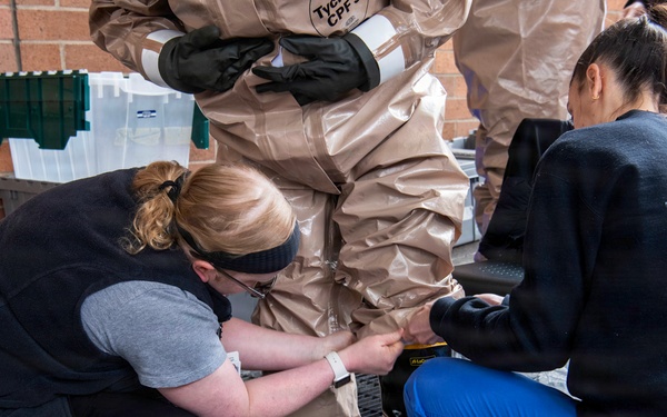 Oregon 102nd CERFP trains alongside Portland Providence Medical Center staff