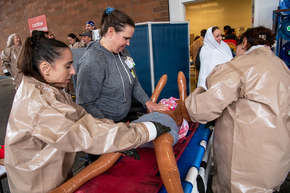 Oregon 102nd CERFP trains alongside Portland Providence Medical Center staff
