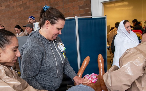 Oregon 102nd CERFP trains alongside Portland Providence Medical Center staff