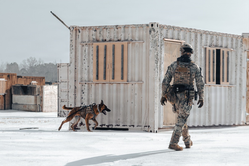 5th Special Forces Group (Airborne) conducts K-9 training