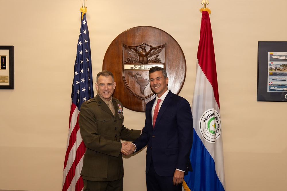 Paraguayan President visits SOUTHCOM