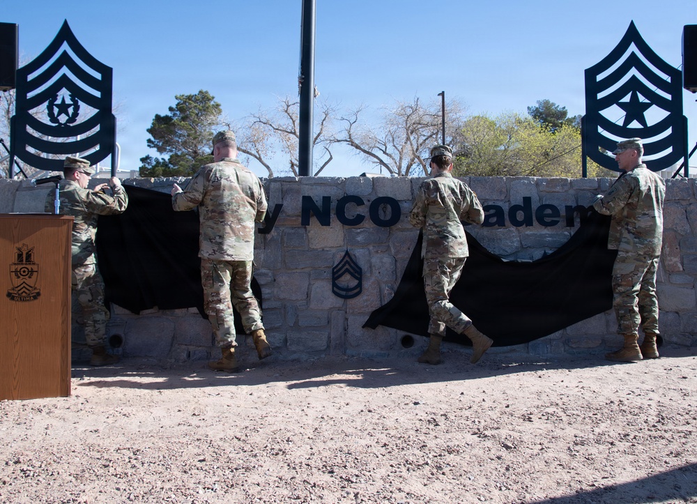 United States Army Noncommissioned Officer Academy Redesignation Ceremony