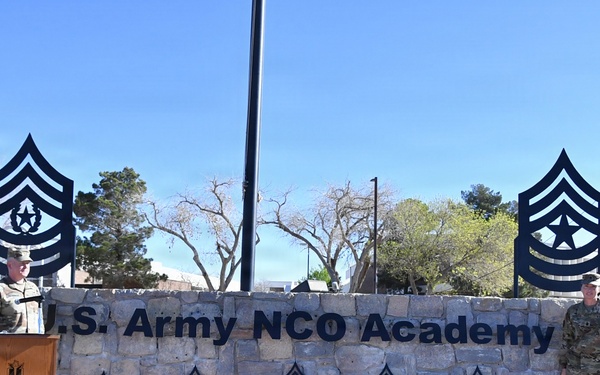 United States Army Noncommissioned Officer Academy Redesignation Ceremony