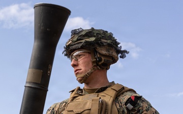 U.S. Marines with 12th LCT Fire 81mm Mortars During a CALFEX