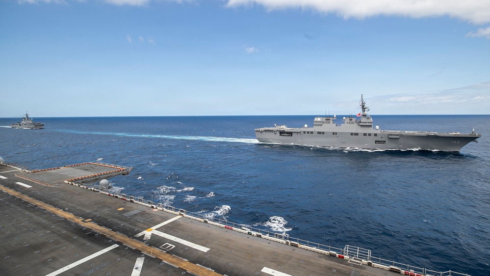 USS Tripoli Conducts Group Sail Operations during Exercise Iron Fist