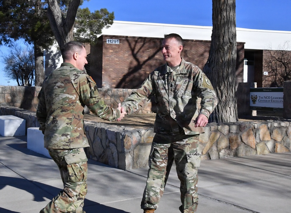 U.S. Army Eurpope and Africa vist the NCO Leadership Center of Excellence