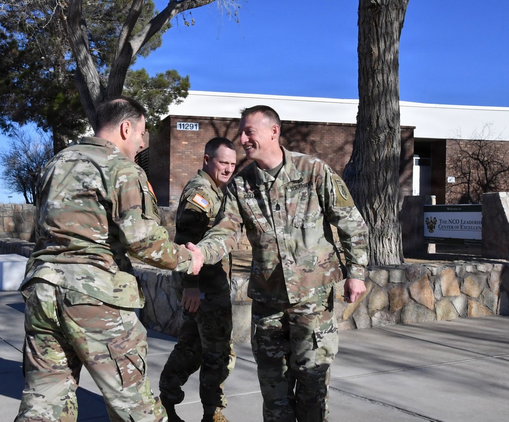 U.S. Army Eurpope and Africa vist the NCO Leadership Center of Excellence