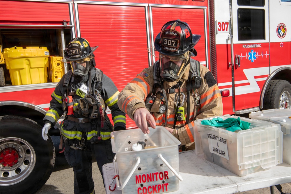 Oregon National Guard takes part in emergency response Air Monitoring Exercise