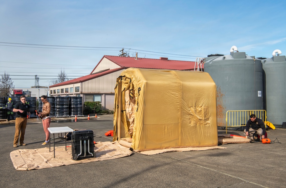 Oregon National Guard takes part in emergency response Air Monitoring Exercise