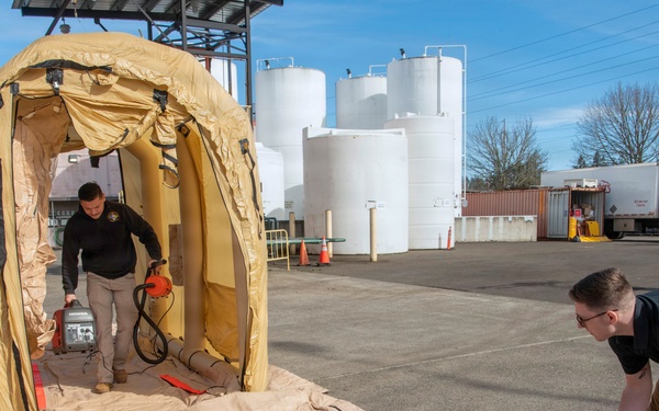 Oregon National Guard takes part in emergency response Air Monitoring Exercise