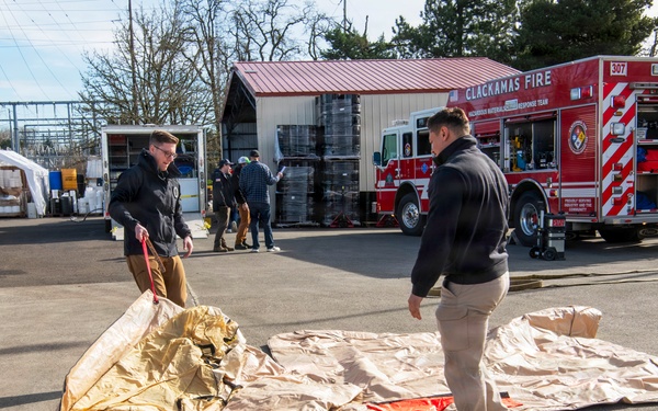 Oregon National Guard takes part in emergency response Air Monitoring Exercise