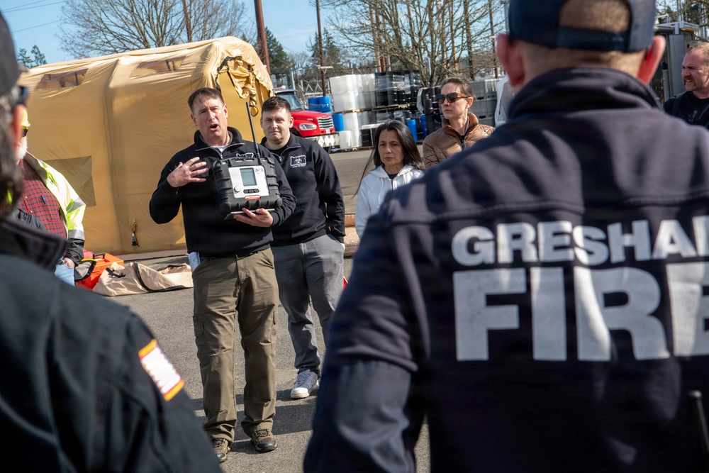 Oregon National Guard takes part in emergency response Air Monitoring Exercise