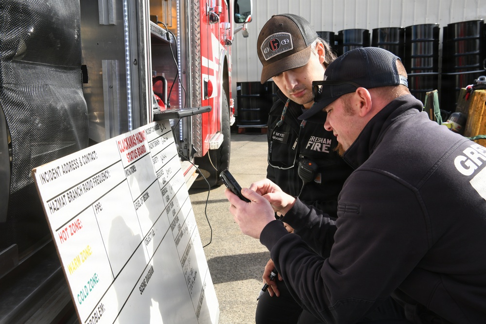 Oregon National Guard takes part in emergency response Air Monitoring Exercise