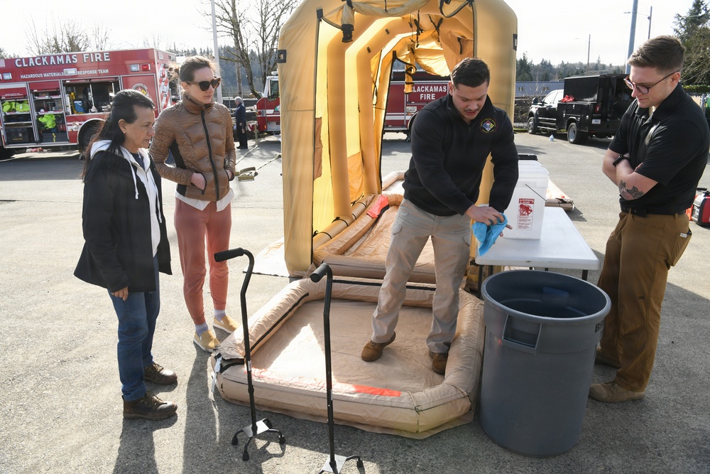 Oregon National Guard takes part in emergency response Air Monitoring Exercise