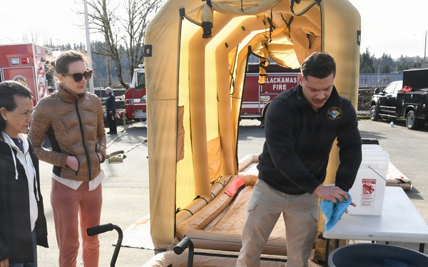 Oregon National Guard takes part in emergency response Air Monitoring Exercise