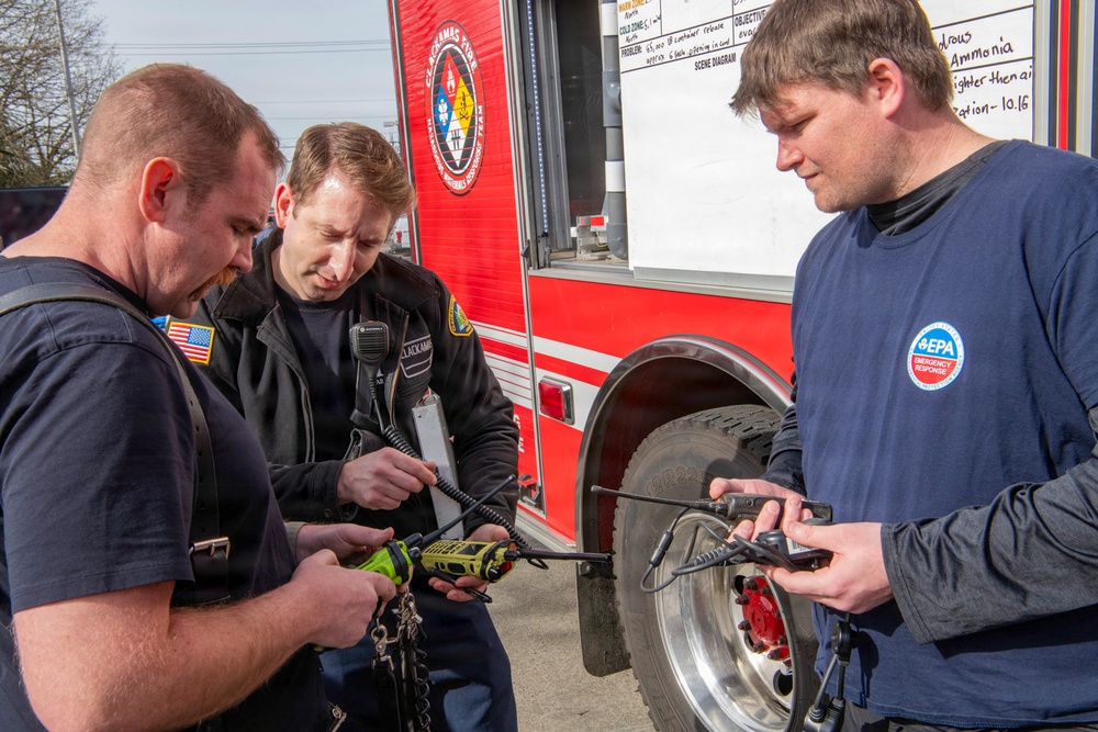 Oregon National Guard takes part in emergency response Air Monitoring Exercise