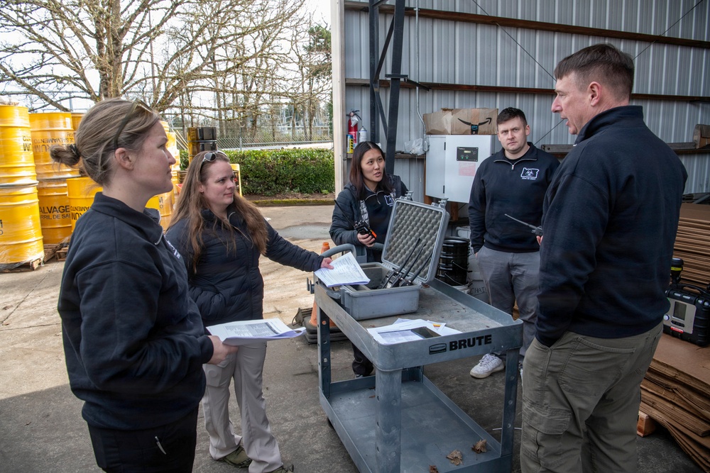Oregon National Guard takes part in emergency response Air Monitoring Exercise