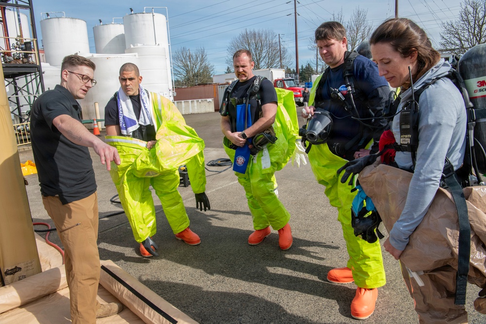 Oregon National Guard takes part in emergency response Air Monitoring Exercise