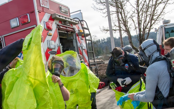 Oregon National Guard takes part in emergency response Air Monitoring Exercise