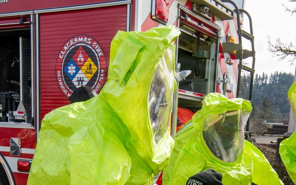 Oregon National Guard takes part in emergency response Air Monitoring Exercise