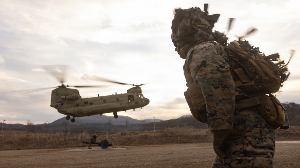 U.S. Marines with 12th LLB and U.S. Soldiers Execute an HST in the Republic of Korea