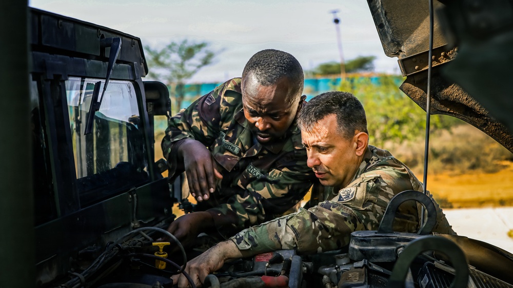 US, Kenya maintenance teams conduct vehicle recovery, sustainment training during Justified Accord 2026