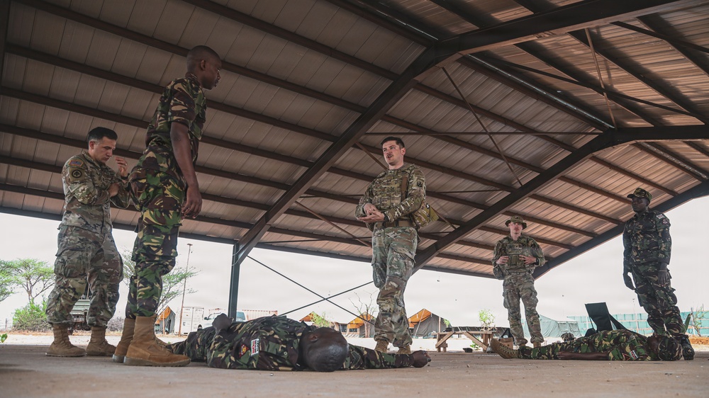 US, Kenya medical teams share lifesaving skills during Justified Accord 2026