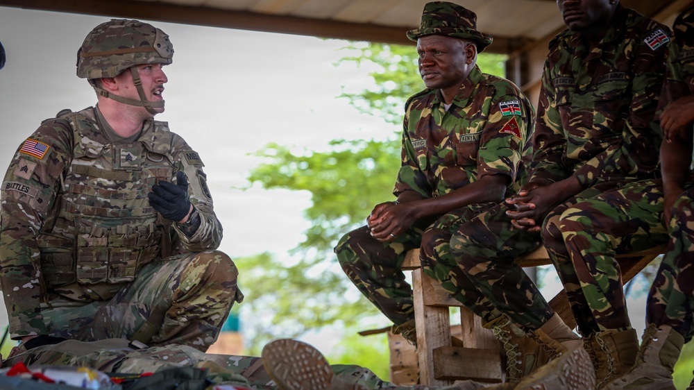 US, Kenya medical teams share lifesaving skills during Justified Accord 2026