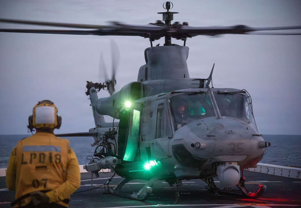 USS New Orleans (LPD 18) Conducts Flight Operations
