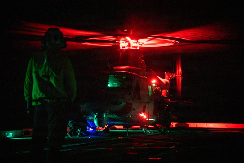 USS New Orleans (LPD 18) Conducts Flight Operations