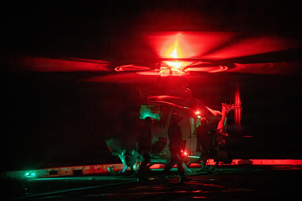 USS New Orleans (LPD 18) Conducts Flight Operations